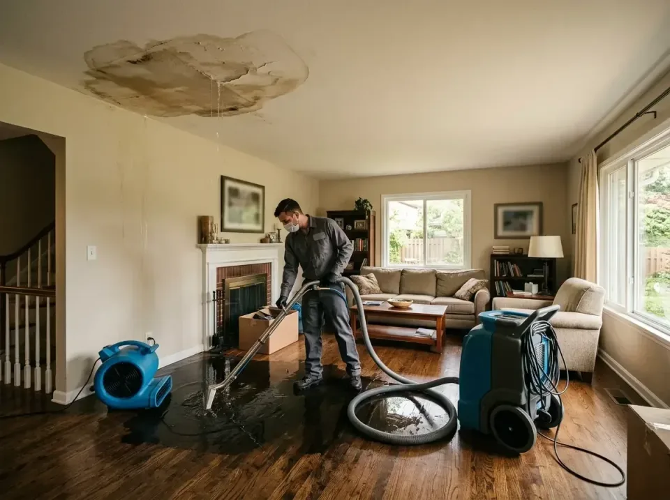 attic-pipe-burst-ceiling-drip-008 — frequently asked questions, Water Damage Restoration & Carpet Care in St. Charles, IL